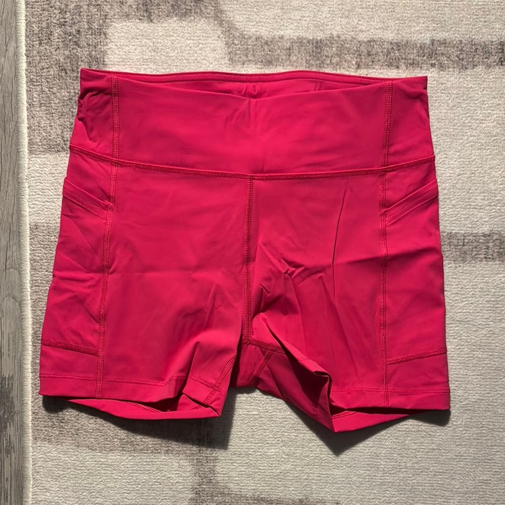 Outdoor Voices Women's Pink Athletic Shorts w/pockets size Medium